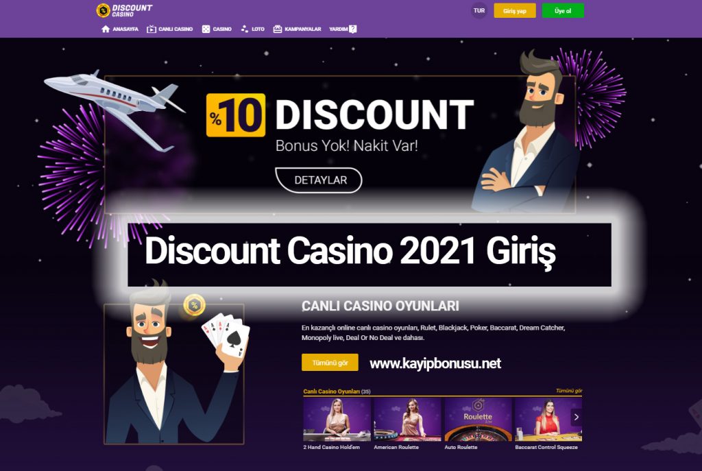 Discount Casino 2021 Giriş